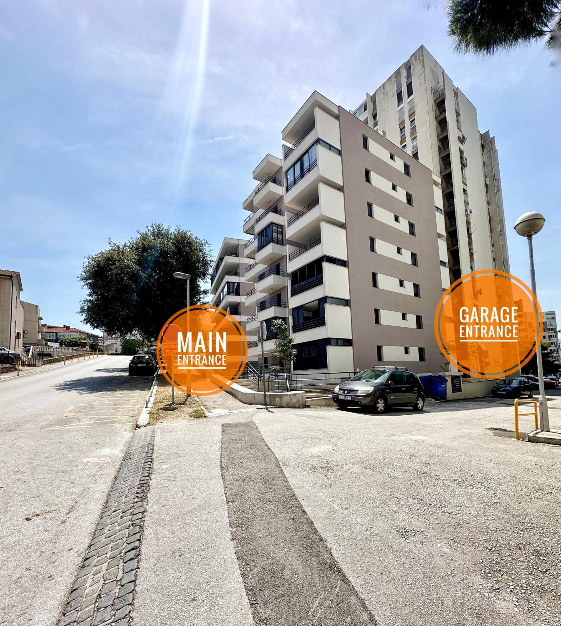 S'Akvarel 4 - Private Garage Daire Split Dış mekan fotoğraf